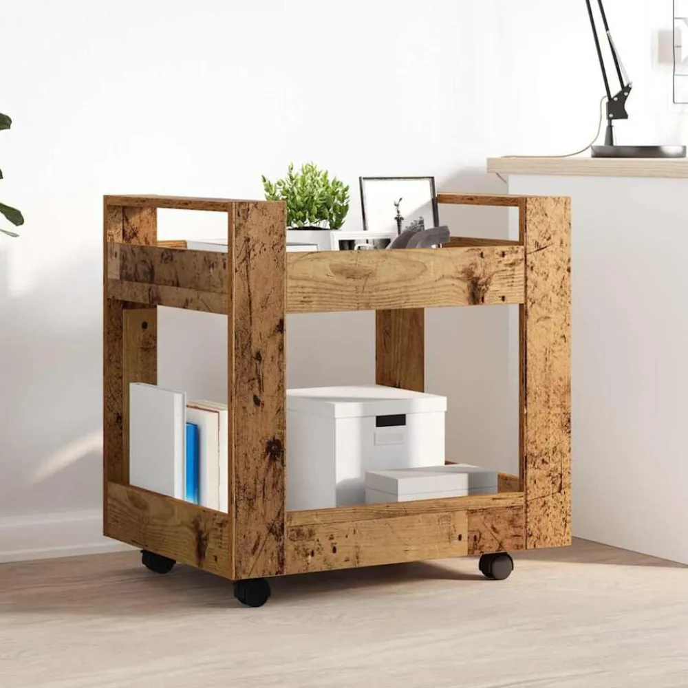 vidaXL Trolley de Bureau 60 x 45 x 60 cm Bois d'ingénierie