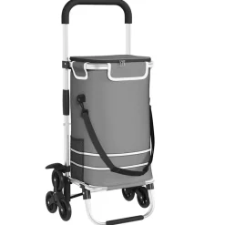vidaXL Trolley de shopping 47 x 39 x 100,5 cm Tissu Oxford