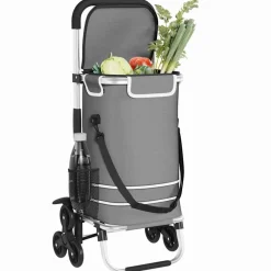 vidaXL Trolley de shopping 47 x 39 x 100,5 cm Tissu Oxford