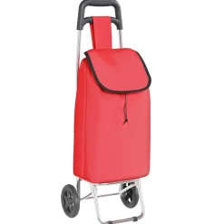 Bagages & Maroquinerie-vidaXL Trolley de shopping 35 x 28 x 92 cm Tissu Oxford Rouge