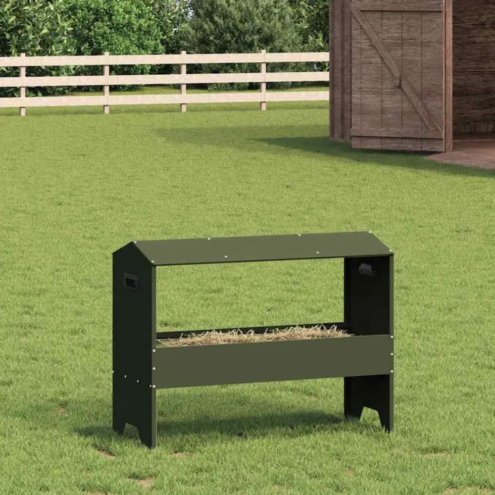 vidaXL Trough d'alimentation pour le bétail 79 x 35 x 62 cm