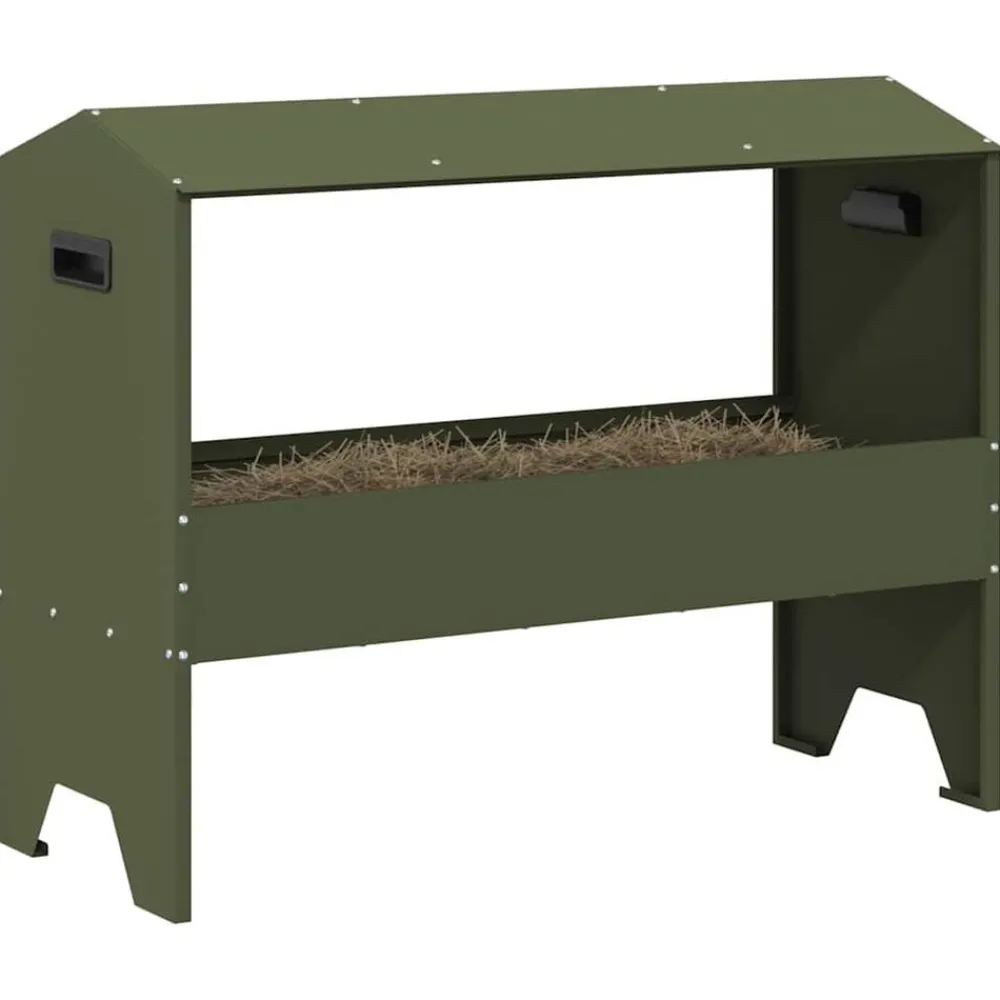vidaXL Trough d'alimentation pour le bétail 79 x 35 x 62 cm