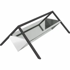 Articles Pour Animaux De Compagnie-vidaXL Trough d'alimentation pour le bétail Argent 111 x 76 x 38 cm Acier galvanisé