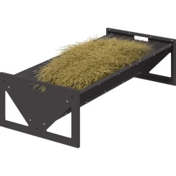 Articles Pour Animaux De Compagnie-vidaXL Trough d'alimentation pour le bétail 108 x 50 x 28 cm Noir