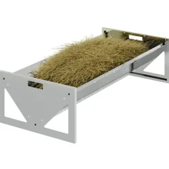 vidaXL Trough d'alimentation pour le bétail Argent 108 x 50 x 28 cm