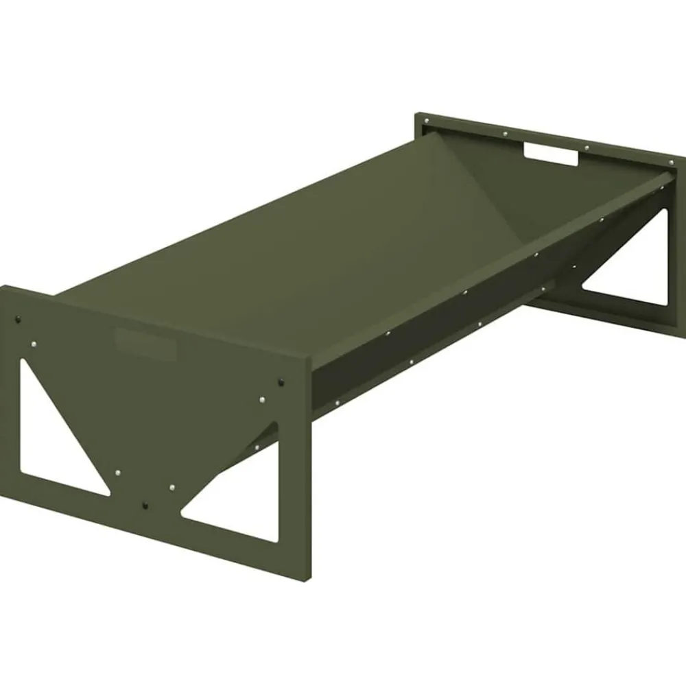 Articles Pour Animaux De Compagnie-vidaXL Trough d'alimentation pour le bétail Vert olive