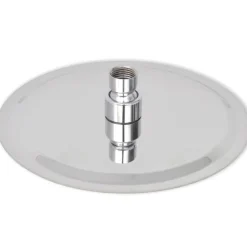 Plomberie-vidaXL Tête de douche plongeante ronde en acier inoxydable 20 cm