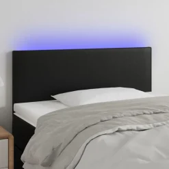 vidaXL Tête de lit à LED 80x5x78/88 cm Similicuir