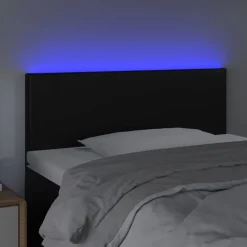 vidaXL Tête de lit à LED 80x5x78/88 cm Similicuir