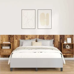 vidaXL Tête de lit avec armoire 3 pcs Bois d'ingénierie