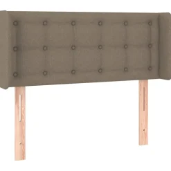 vidaXL Tête de lit avec oreilles 83x16x78/88 cm Tissu