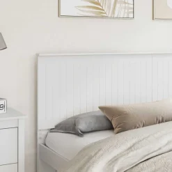 vidaXL Tête de lit avec tête de lit 200 cm Bois d'ingénierie