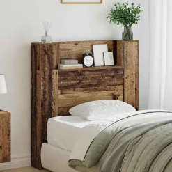 Lits & Accessoires-vidaXL Tête de lit 100 x 15 x 103,5 cm Bois d'ingénierie Bois ancien
