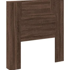 Lits & Accessoires-vidaXL Tête de lit Chêne brun 100 x 16,5 x 103,5 cm Bois d'ingénierie Ch&ecirc;ne marron