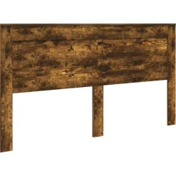 Lits & Accessoires-vidaXL Tête de lit Chêne fumé 200 cm Bois d'ingénierie Ch&ecirc;ne fumé