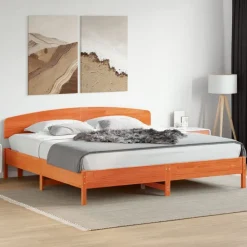 vidaXL Tête de lit cire 200 cm bois massif de pin
