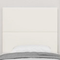 Lits & Accessoires-vidaXL Tête de lit Crème 80 cm Tissu en velours côtelé Cr&egrave;me
