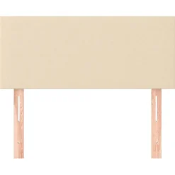 Lits & Accessoires-vidaXL Tête de lit Crème 80x5x78/88 cm Tissu Cr&egrave;me