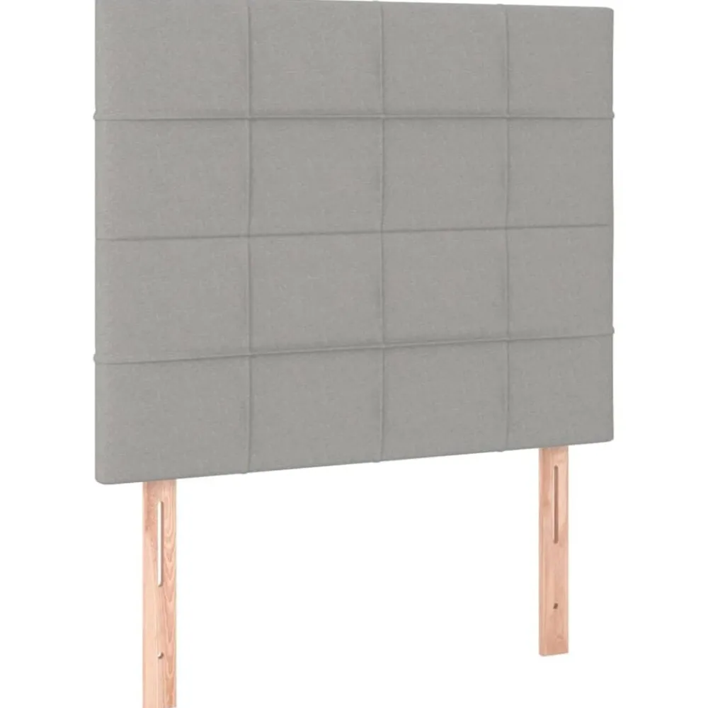 vidaXL Tête de lit 80x5x118/128 cm Tissu