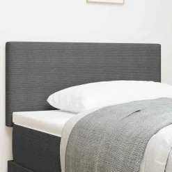 Lits & Accessoires-vidaXL Tête de lit 80 cm Tissu en velours côtelé Gris clair