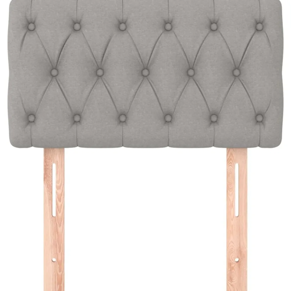 vidaXL Tête de lit 80x7x78/88 cm Tissu