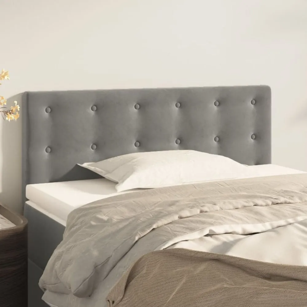 vidaXL Tête de lit 80x5x78/88 cm Velours