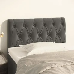 vidaXL Tête de lit 80x7x78/88 cm Velours