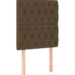 vidaXL Tête de lit 80x7x118/128 cm Tissu