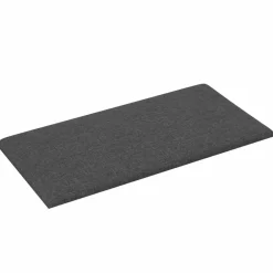 Matériaux De Construction-vidaXL Tête de lit murale 12 pcs 30 x 15 cm tissu Gris foncé