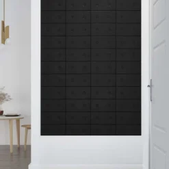 vidaXL Tête de lit murale 12 pcs 30 x 15 cm Simili cuir