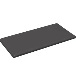 Matériaux De Construction-vidaXL Tête de lit murale 12 pcs 30 x 15 cm tissu Gris
