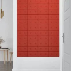 vidaXL Tête de lit murale 12 pcs 30 x 15 cm Simili cuir