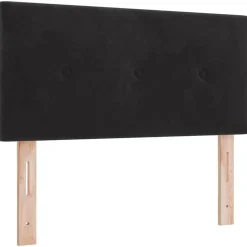 Lits & Accessoires-vidaXL Tête de lit 80 cm Velours Noir