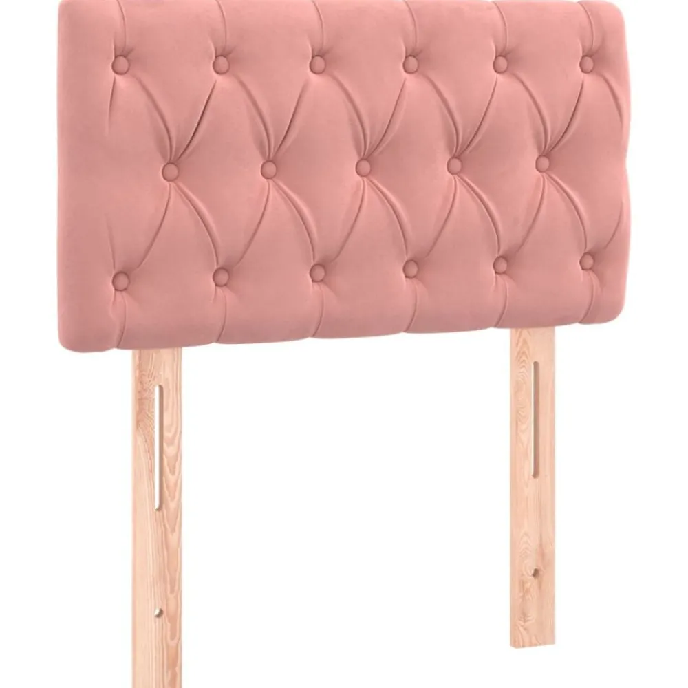 vidaXL Tête de lit 80x7x78/88 cm Velours