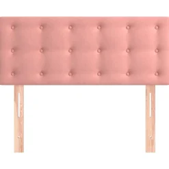 Lits & Accessoires-vidaXL Tête de lit 80x5x78/88 cm Velours Rose