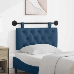 vidaXL Tête de lit suspendue Montage mural 100 x 55 x 7 cm tissu