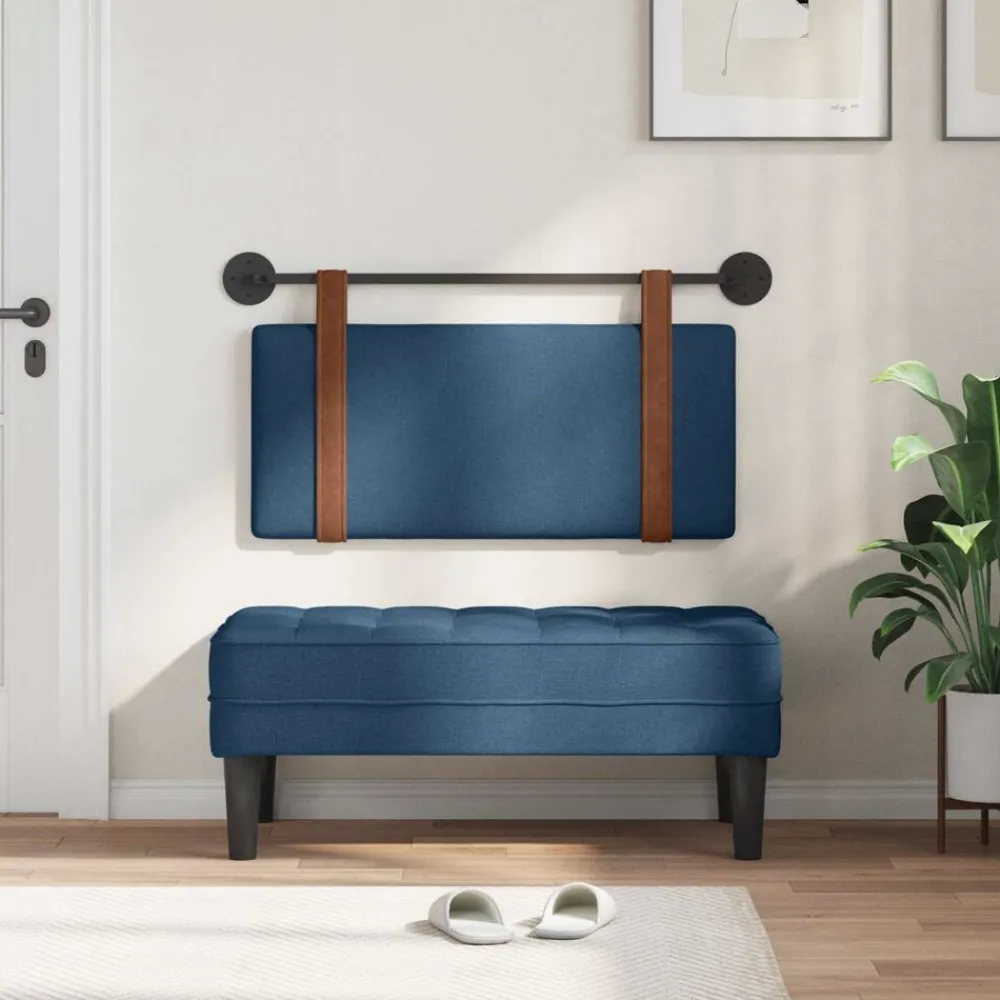 vidaXL Tête de lit suspendue Uni 90 x 55 x 5 cm PU antique