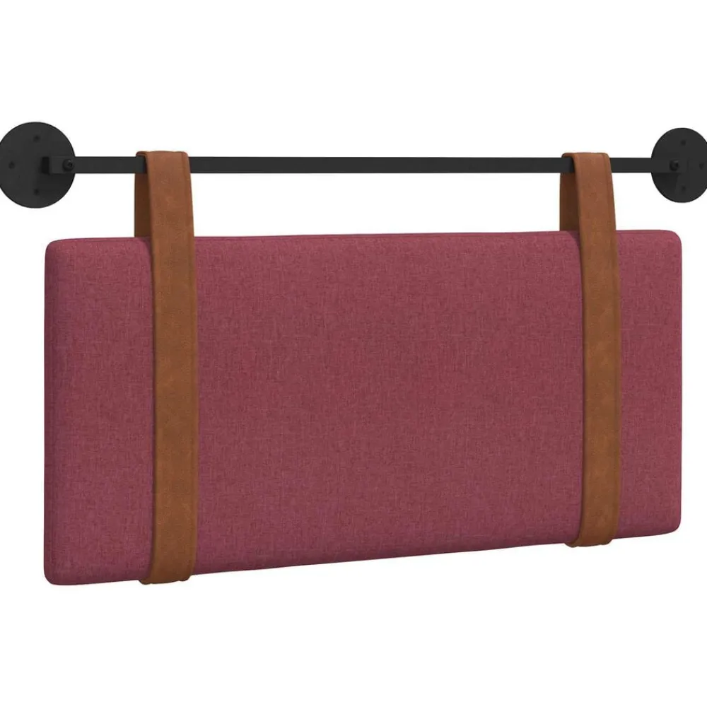 vidaXL Tête de lit suspendue Uni 90 x 55 x 5 cm PU antique