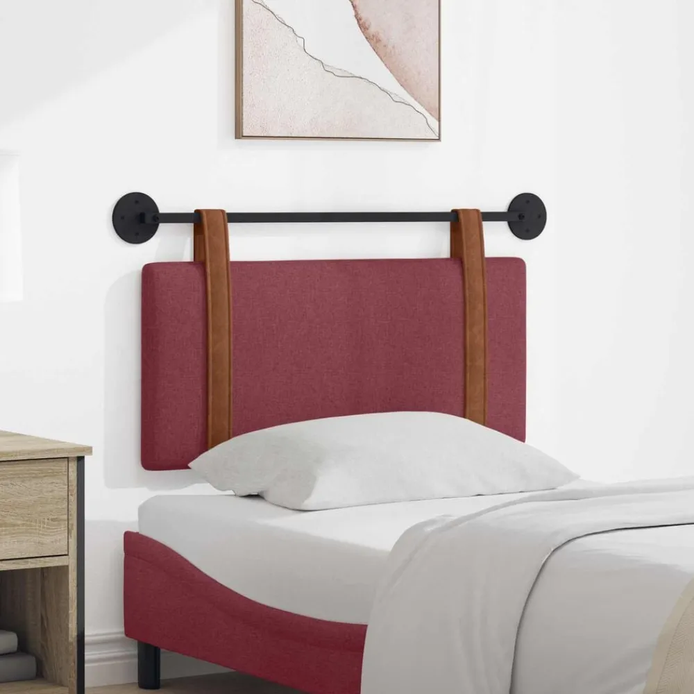 vidaXL Tête de lit suspendue Uni 90 x 55 x 5 cm PU antique
