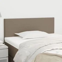 Lits & Accessoires-vidaXL Tête de lit 80x5x78/88 cm Tissu Taupe