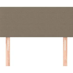 Lits & Accessoires-vidaXL Tête de lit 80x5x78/88 cm Tissu Taupe