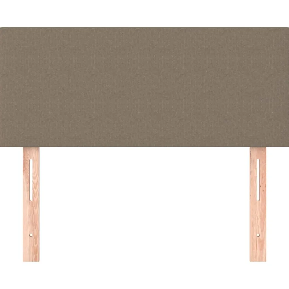 Lits & Accessoires-vidaXL Tête de lit 80x5x78/88 cm Tissu Taupe