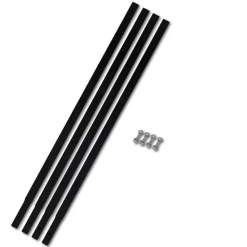 vidaXL Tube d'extension de tarière de sol 4x1 m Raccord de tube Acier