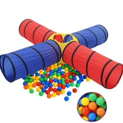 vidaXL Tunnel de jeu pour enfants avec 250 balles