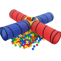vidaXL Tunnel de jeu pour enfants avec 250 balles