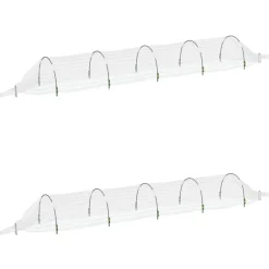 vidaXL Tunnels en filet 2 pcs 1,5x5 m fibre de verre et PP
