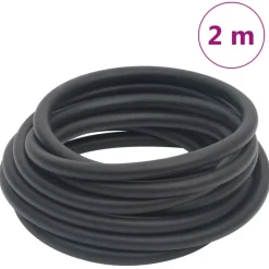 Accessoires De Quincaillerie-vidaXL Tuyau d'air hybride noir 0,6" 2 m caoutchouc et PVC