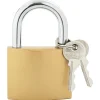 vidaXL U Lock avec Clés 6 pcs Laiton Fer