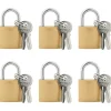 Serrures & Clés-vidaXL U Lock avec Clés 6 pcs Laiton Fer