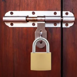 vidaXL U Lock avec Clés 12 pcs Laiton Fer